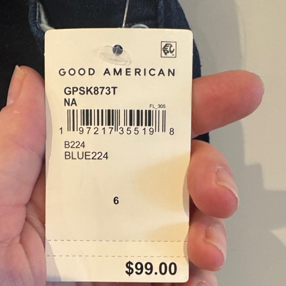Good American Dark Blue Women's Skinny Jeans - Picture 3 of 6